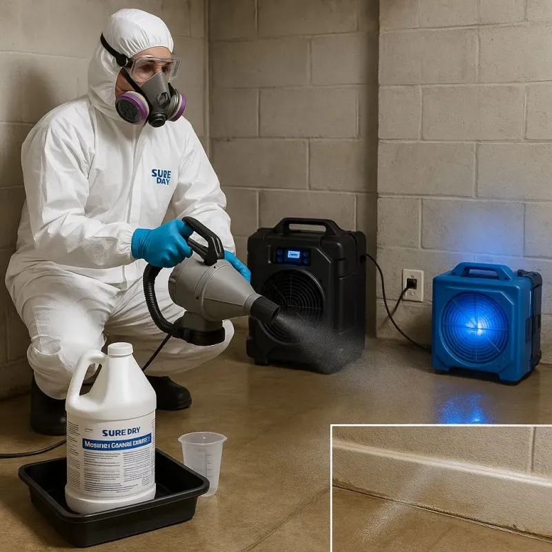 Sanitization and Odor Removal process in Harbor Bluffs, FL